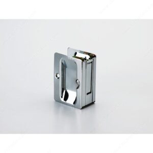Cavity Sliders-Richelieu Pocket Door Pull – Rectangular-Chrome