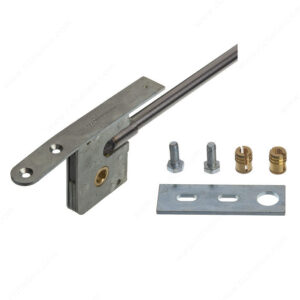 Cavity Sliders-Richelieu Bar bolt lock, square/hexagonal socket, backset 42,5 mm (1-11/16 “)