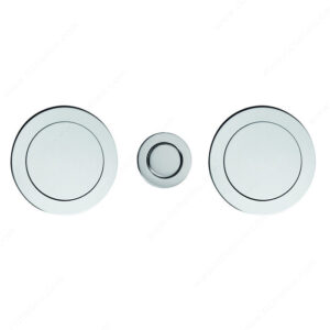 Cavity Sliders-Richelieu Round Magnetic Handles with Front Pull – 89058