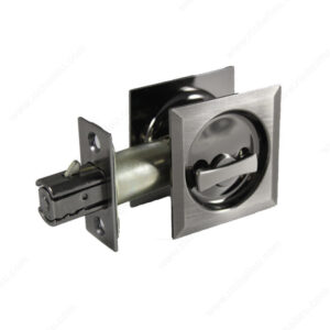 Cavity Sliders-Richelieu Pocket Door Pull – Square-Brushed Chrome